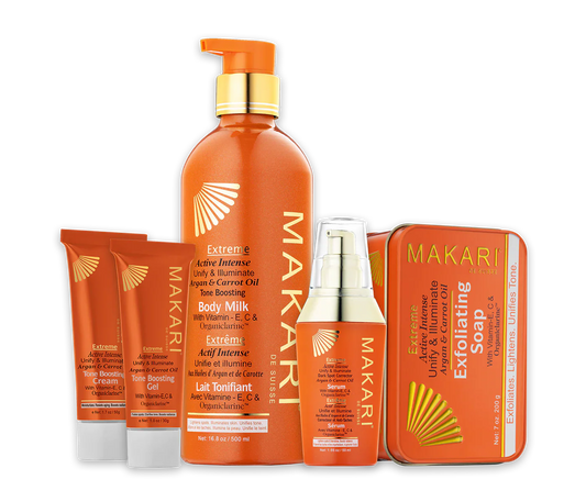 Makari Extreme Argan & Carrot Oil - 5 pc Face and Body Kit
