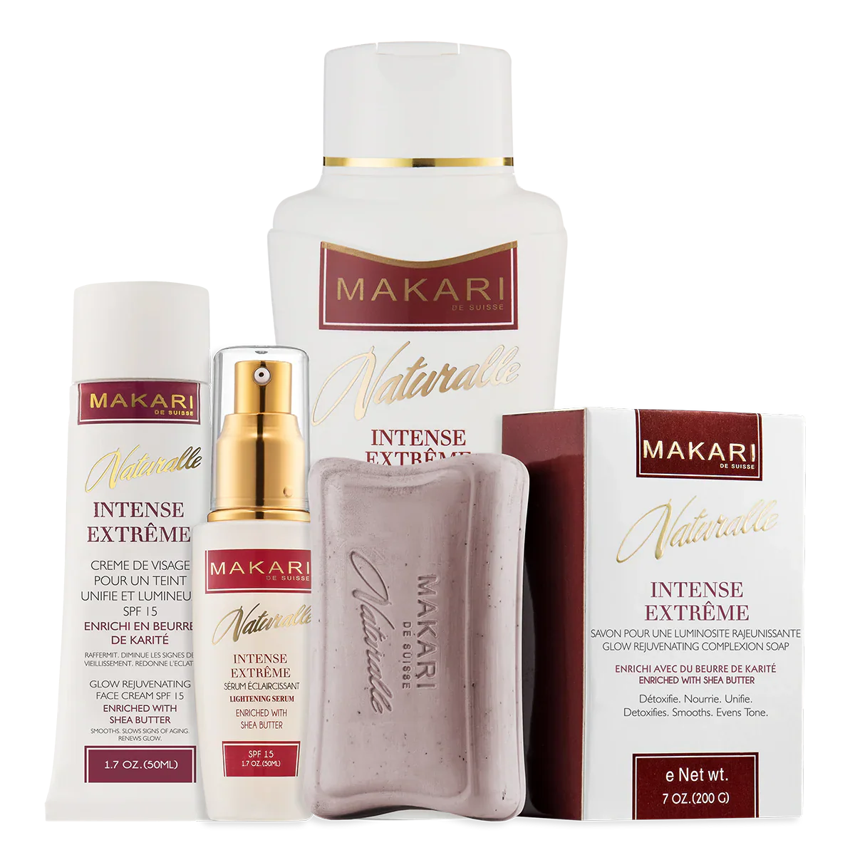 Makari Naturalle Intense Extreme Full 4pc Value Kit