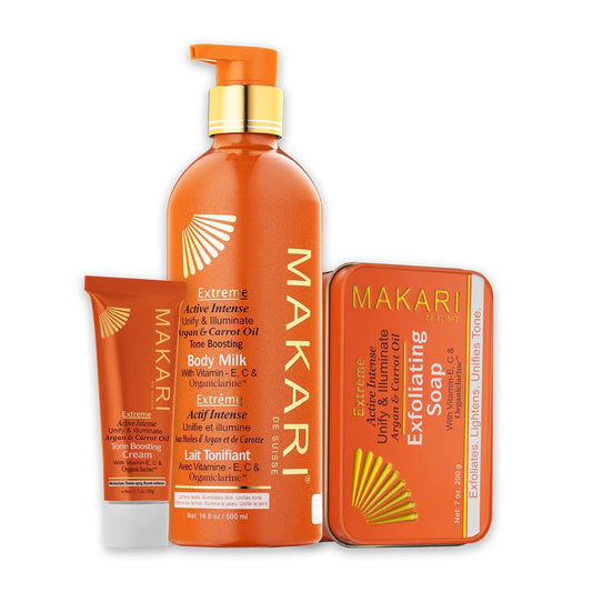 Makari Extreme Argan & Carrot Oil - Combo Toning Kit