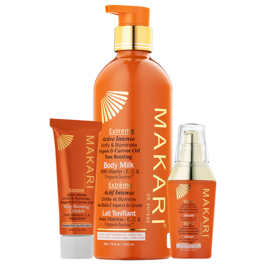 Makari Extreme Argan & Carrot Oil Face and Body Trio Kit